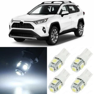 Paquete de 10 luces LED interiores de xenón blanco para Toyota RAV4 2016-2020 - Imagen 1 de 10