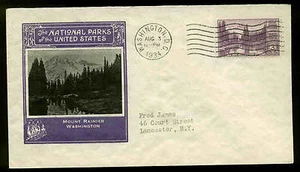 742 3c PARKS FDC WASHINGTON, DC PLANTY #P3 IOOR CACHET - Picture 1 of 1