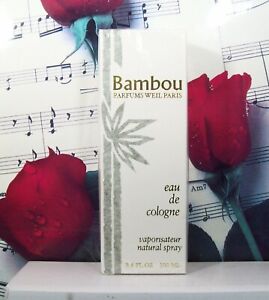 Bambou By Parfums Weil EDC Spray 3.4 FL. OZ. Sealed Box. Vintage.