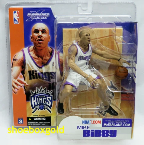 Mike Bibby,  Sacramento Kings,  Series 3 McFarlane Figure, New in Box Cover