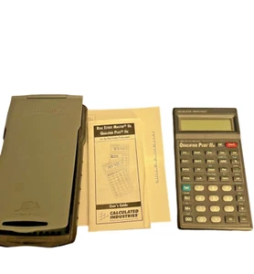 Calculated Industries QUALIFIER IIX Calculator Real Estate Hard Cover Manual - Picture 1 of 7