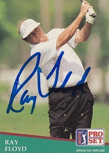 RAY FLOYD SIGNED 1990 PRO SET PGA CARD w COA - Picture 1 of 1