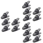  15 Pcs Clamps for Headset Headphone Cord Clip Flexible Neutral