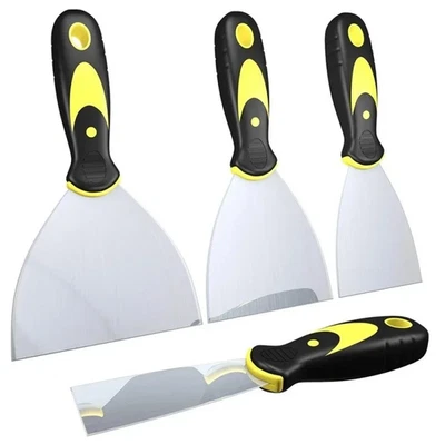 1PCS  2/3/4/5in Stainless Steel Putty Knife Scraper Set for Paint & Wall Repair - Image 1 of 4