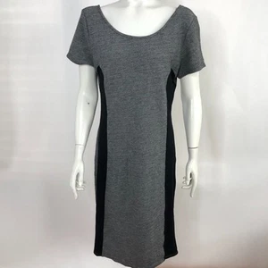 Vestido de terciopelo Graham & Spencer gris con cuello redondo y funda grande para mujer de longitud media - Imagen 1 de 15
