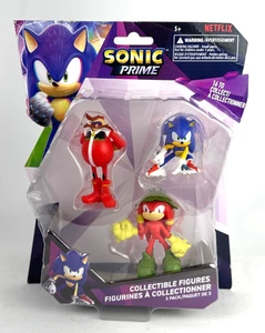 Sonic Prime 3 pc Collectible Figures Set Sega Netflix WildBrain - Picture 1 of 2