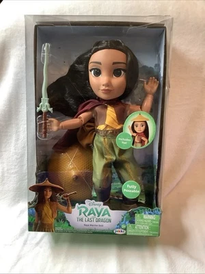 Disney Raya Warrior The Last Dragon Large Articulated 14" Doll Box Damage Slight - Image 1 of 4