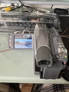 Sony Handycam DCR-HC35E Handheld MiniDV Camcorder Silver Tested - Picture 1 of 2