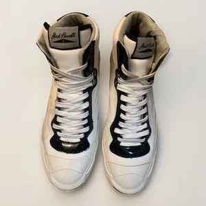 Converse Jack Purcell Weiß/Schwarz Leder High Top - Bild 1 von 9
