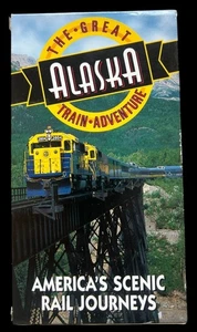 Vintage 1996 The Great Alaska Train Adventure Railroad VHS - 2 Tapes - Picture 1 of 8