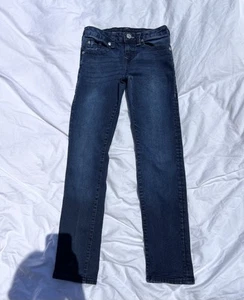 True Religion Jeans Girls 14 Geno Relaxed Slim Mid Rise Med Wash - Picture 1 of 5