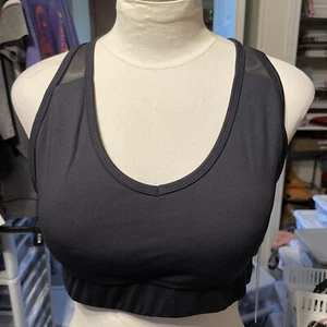 RBX Size M Womens Black Wireless Padded Racerback Sports Bra NWT - Picture 1 of 6