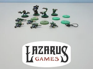 Warhammer 40k Ork, Orks - x8 Gretchin & Runtherd (bemalt OOP Metall) - Bild 1 von 4