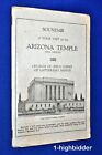 Vintage 1927 Souvenir Of Your Visit To The Mesa Arizona Temple Mormon Lds Rare!