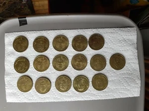 1998 CANADA WINTER OLYMPICS MCDONALDS NHL PLAYERS BRASS COINS - Picture 1 of 6