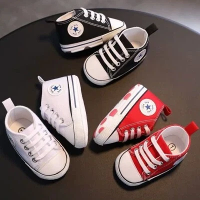 3PAIR DEAL - Baby Boy Girl Shoes Infant Sneakers Casual Shoes Newborn Baby Shoes - Image 1 of 4