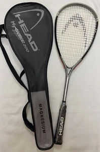 Head Mg-CARBON 200 3000 Squash Racquet Magnesium 40/8 Grip with Case - Picture 1 of 14