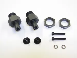 NEU HPI BAJA 5B SS Sechskantnaben Vorderachsen metallgrau 5T 5SC HB25 - Bild 1 von 3
