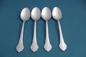 4 Teaspoons Reed Barton Select ELEGANTE Stainless Korea 6 1/4" - Picture 1 of 5