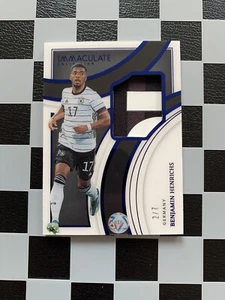 2022-23 Panini Immaculate Collection Benjamin Henrichs Sapphire /7 Germany - Bild 1 von 2