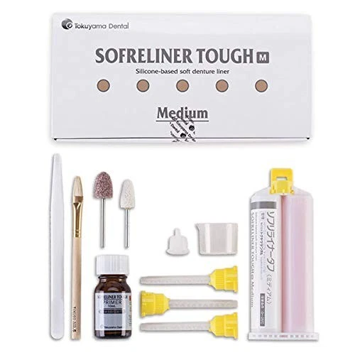 TOKUYAMA Dental silicon Sofreliner Tough (MEDIUM) Chairside Soft Denture Reline