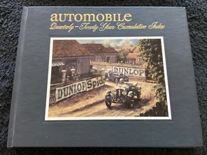 Automobile Quarterly-TWENTY YEAR CUMULATIVE INDEX Volumes 1-20, 2000 - Picture 1 of 6
