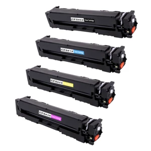 4 Toner Cartridge For HP Color LaserJet Pro M254dw MFPM281fdn MFPM281fw CF540X - Picture 1 of 5