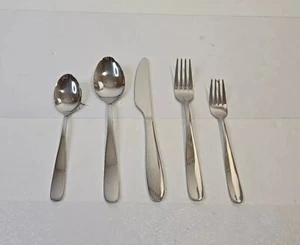 Set di Posate in Acciaio Inox Resistente da 40 Pezzi, Design Semplice, Nuove con scatola - Foto 1 di 14