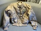 USAF New XL Tan Military Fire Resistant Cold Weather Flyers Jacket CWU-45/P