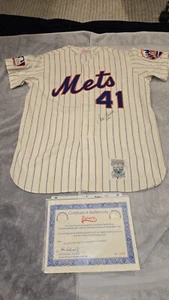 Original Material Tom Seaver New York Mets Jersey Signed with Authentication. - Picture 1 of 4