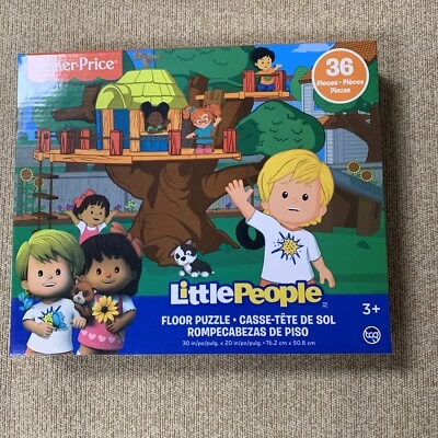 Fisher Price Little People Kids Floor Puzzle 36 Pieces    New in Package - Image 1 of 2