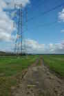 Photo 6X4 Pylons And A Field Track Atch Lench Pylons And A Field Track Be C2010