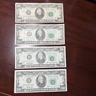 Lot of (4) 20 Dollar Bill Series Old Vintage $20 Small Face 1981,1985,1993,1995
