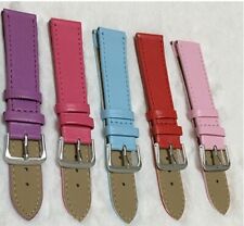 Genuine Leather Watch Band Wristwatch Strap Buckle Men Women 12/14/16/18/20/22mm