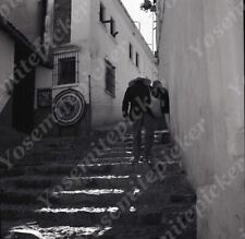 a18  Original Negative 1974 Mexico Taxco street man on stairs 995a