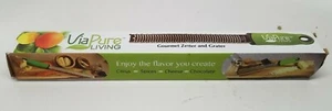 Via Pure Living Gourmet Zester and Grater - Picture 1 of 1