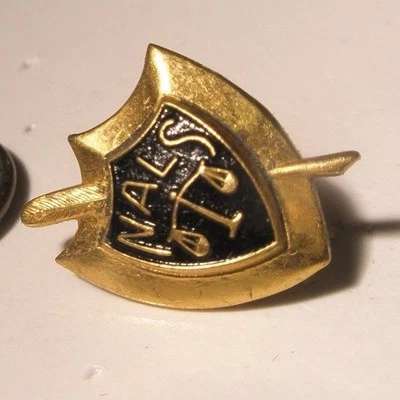 NALS Vintage Solapa Pin Tie Tack escudo y escalas escudo de armas s112 Foto 1 de 3