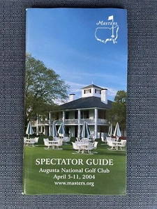 2004 OFFICIAL SPECTATOR GUIDE MASTERS GOLF TOURNAMENT AUGUSTA NATIONAL 14a - Picture 1 of 8