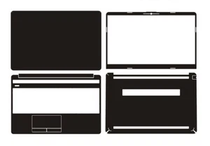 Laptop Sticker Skin Decal Carbon fiber Cover Protector for HP 15s dy0006TX 15.6" - Picture 1 of 38