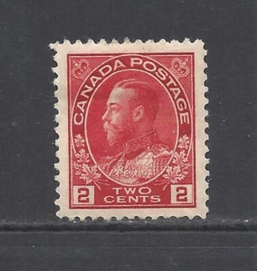 CANADA SCOTT 106 MH VF/XF - 1911 2c CARMINE ISSUE - KING GEORGE V - Picture 1 of 2