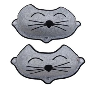 K&H Pet Products Kittyface Cat Window Bed Gray 27 x 8 x 11 Inch Lot Of 2 - Picture 1 of 13