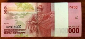 10 Million INDONESIA 100000 RUPIAH x 100 Pcs Lot BUNDLE Money IDR Currency Cir - Picture 1 of 7
