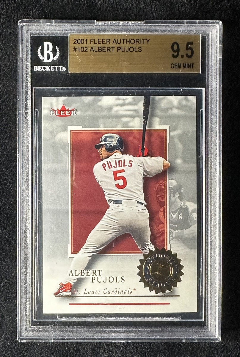 Fleer Albert Pujols Grade 9.5 Baseball Sports Trading Cards
