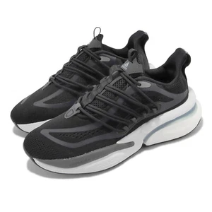 adidas AlphaBoost V1 Black Grey White Men Road Running Sports Shoes HP2758 - Picture 1 of 8