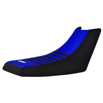 Yamaha Warrior 1988-2006 pinza cubierta de asiento negro/azul/negro costillas #111 Foto 1 de 4