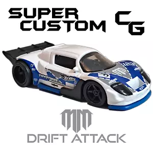 Mad Mike Drift Attack 787D MADAZ Hot Wheels Car Super Custom Upgraded Loose - Picture 1 of 4