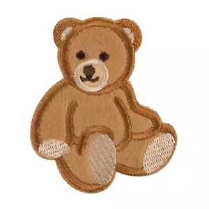 Teddybär Stickmotiv Aufbügeln oder Aufnähen Patch Applikation Stickerei - Bild 1 von 1