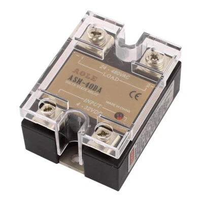 Solid State Relay ASH-40DA 3-32VDC auf 480VAC 40A Einphasen Solid State Relais - Bild 1 von 4