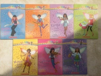 The Music Fairies 1-7 Set 1 2 3 4 5 6 7 Rainbow Magic lot Daisy Meadows - Image 1 of 2