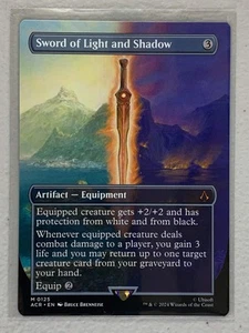 Sword of Light and Shadow (Borderless) - ACR M 0125 Mythic - Magic Universes Bey - Picture 1 of 1